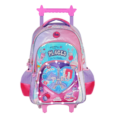Mochila Footy 18´´, C/Carrito I Love, Luz Led, original Footy 13638