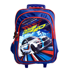 COMBO Mochila 18 pulgadas, C/Carrito + Cartuchera C/Cierre 90094 - tienda online