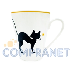 Taza Cónica Mug Jarro para te/café, Deco Gatitos 11840 - Compranet