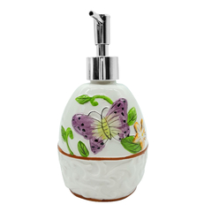 Dispenser de detergente/Jabón con porta-esponja, incluye esponja, Mariposas 11919 - Compranet