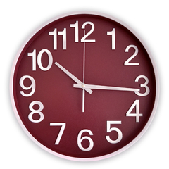 Reloj de pared, analógico 35 cm, diámetro, PVC 13361 - tienda online