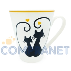 Taza Cónica Mug Jarro para te/café, Deco Gatitos 11840 - tienda online