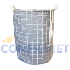 Canasto de tela rígida estampada, impermeable con tapa, 12039 en internet