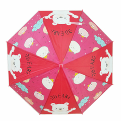 Paraguas Infantil Semi automático, estampados, 8 varillas, 13048