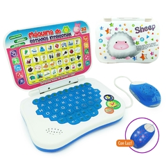 Computadora Interactiva para niños, español, Con Luz y mouse 2456