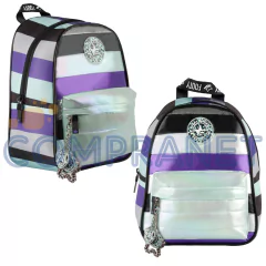 Imagen de Mochila Footy tornasolada 12”, Rayada, 12935