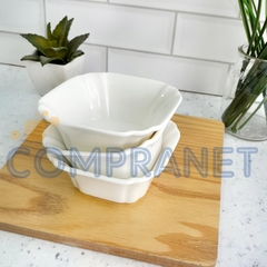 Set Copetinero x 3 Porcelana Cuadrados, Cuenco, 9 cm Cocina, 12821