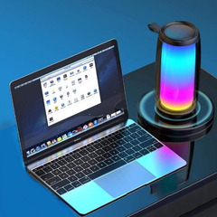 Parlante Inalámbrico Bluetooth, Portátil C/USB, Luz RGB 13322 - Compranet