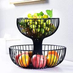 Frutera Doble Piso Circular Metal, 35 cm diámetro 13680 - comprar online