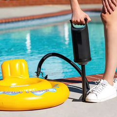 Inflador Manual, bomba de aire, 3 boquillas inflable pileta 13299 en internet