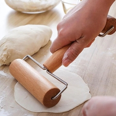 Rodillo de Madera 18 cm, para estirar masa, Pizzería, Pastelería 11926 - comprar online