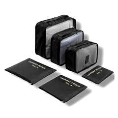 Set Organizador de Viaje x 6 piezas, Valija, Neceser, 13045