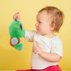 Dinosaurio peluche con Luz y Sonido, primera infancia, bebé 12894