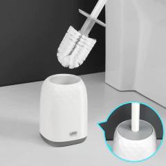Imagen de Escobilla de Inodoro, Cepillo Sanitario, con Soporte, Set para Baño 13398