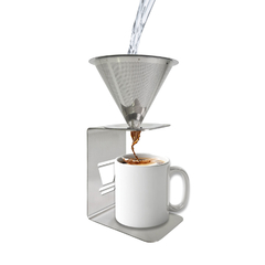 Filtro Reutilizable de Café, Té con Soporte de Acero inoxidable 13547 - comprar online