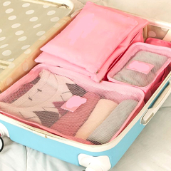Set Organizador de Viaje x 6 piezas, Valija, Neceser, 13045 - Compranet