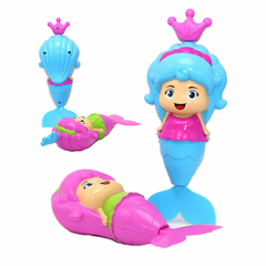 Muñeca Sirena Mágica Nadadora “Magic Mermaid” A Cuerda 12850 - Compranet