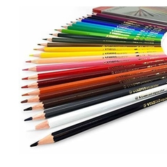 Lápices Aquarelables, Stabilo Aquacolor x 24, Premium, 12332. - comprar online