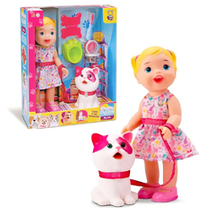 Muñeca Mi Mascota Kiti, con accesorios, come y hace caca 12692
