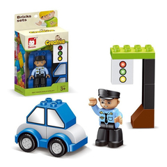 Bloques Muñeco Inspector de Transito 10651 - comprar online