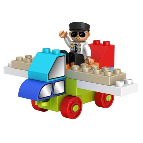 Bloques Muñeco Piloto 10649