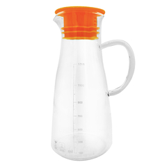 Jarra de Vidrio con tapa, jugo, limonada,1,5 litros, 12642