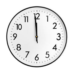 Reloj de pared Analógico de PVC, 30 cm diámetro, 12769 - comprar online