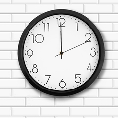 Reloj de pared Analógico de PVC, 30 cm diámetro, 13257 - comprar online