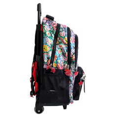 Imagen de Mochila Footy 18 pulgadas, Magic Patch C/Carrito y Luz 13516
