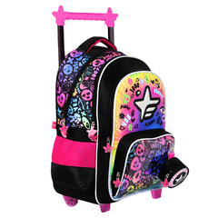 Mochila Footy 18´´C/Carrito Hologram Star, Footy 13635 - comprar online