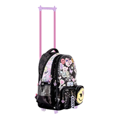 Mochila Footy 18´´, C/Carrito Happy Smile, original Footy 13634 - Compranet