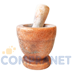 Mortero de mármol para moler con machacador, 12586 - tienda online