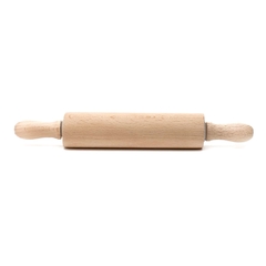 Palo de Amasar de Madera 41 cm largo, rodillo giratorio, cocina, 11888 - Compranet