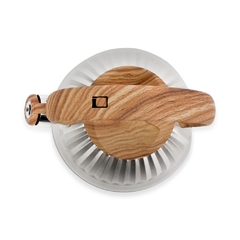 Pava Silbadora de acero inoxidable, Grande, 3 litros, mango madera, 12575 - tienda online