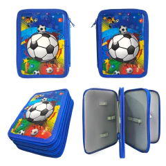 Cartuchera escolar 3 pisos con relieve, Owen Kids 13660 - tienda online