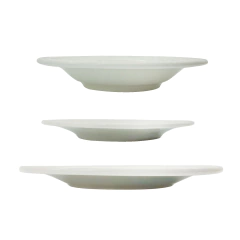 COMBO 1 Plato Playo + 1 Plato Hondo + 1 Plato Postre cerámica Azteca 90073 - Compranet