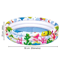 Pileta Inflable Redonda 91 x 25, Infantil Sun Club 13574 - tienda online