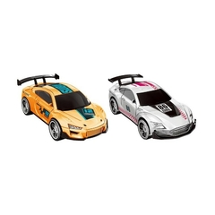 Pista de carreras Tipo Scalextric, 2 autos con Luz, USB, 12594