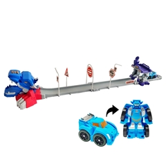 Pista Max Robot con lanzador y auto transformable 13190 - comprar online