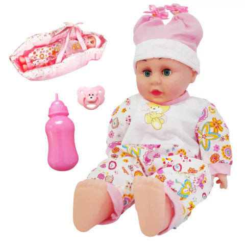 Bebe Muñeco C/Sonido y Accesorios, Bebote Chico 13567