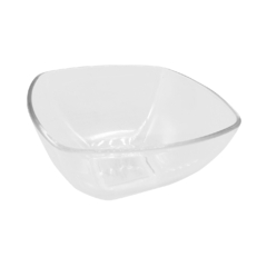 Bowl Compotera chica 14cm de acrílico cuadrado, 12831