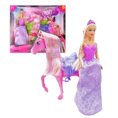 Muñeca Princesa con Caballo, y accesorios, 12746