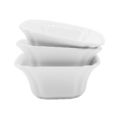 Set Copetinero x 3 Porcelana Cuadrados, Cuenco, 9 cm Cocina, 12821 - comprar online