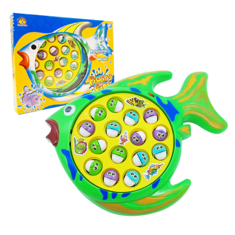 Juego de Pesca, 15 peces 3 cañas, con sonido 13084