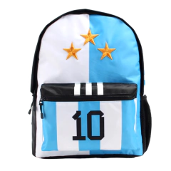 Mochila Escolar 17 pulgadas, de Espalda, Argentina Campeón 13033
