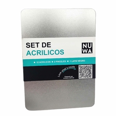 Set de Arte Nuwa x 15 piezas acrílico, artístico, en Lata 13055