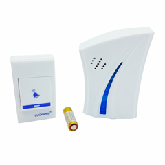 Timbre inalámbrico Exterior sin cable, a pilas, con luz y melodías 13077 - Compranet