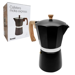 Cafetera Moka Express C/Mango de madera, 12 Pocillos 13181