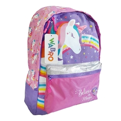 COMBO Mochila escolar Espalda, 17´ + Cartuchera Diseño “Unicornio” 90128 - tienda online