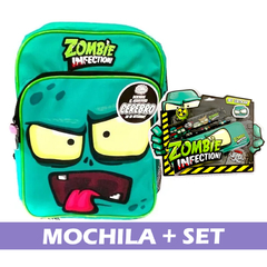 COMBO Mochila Zombie 15 pulgadas + Set escolar Zombie 90111 - comprar online